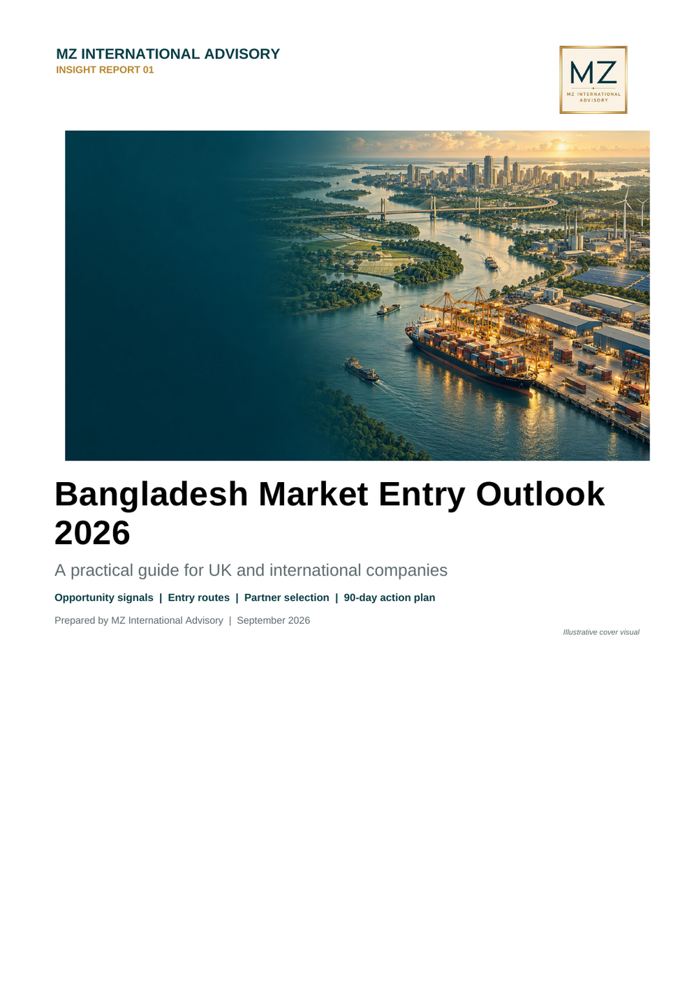 Bangladesh Market Entry Outlook 2026 report cover